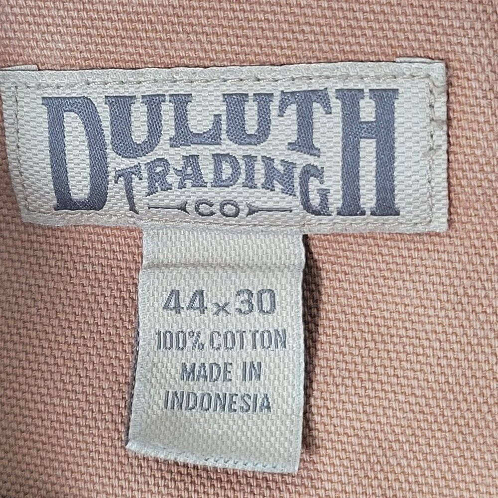 Duluth Trading Co Canvas Utility Double Knee Men's Brown Work Pants 44x30 - Picture 12 of 15
